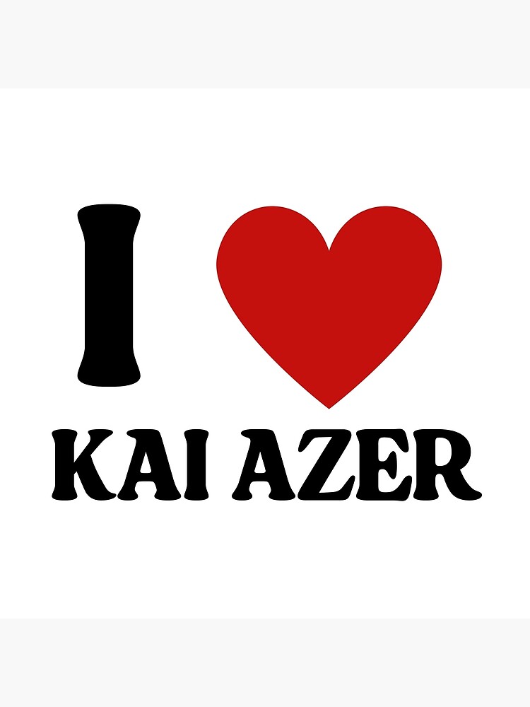 I Love Kai Azer Bookish Throw Pillow - Image 2