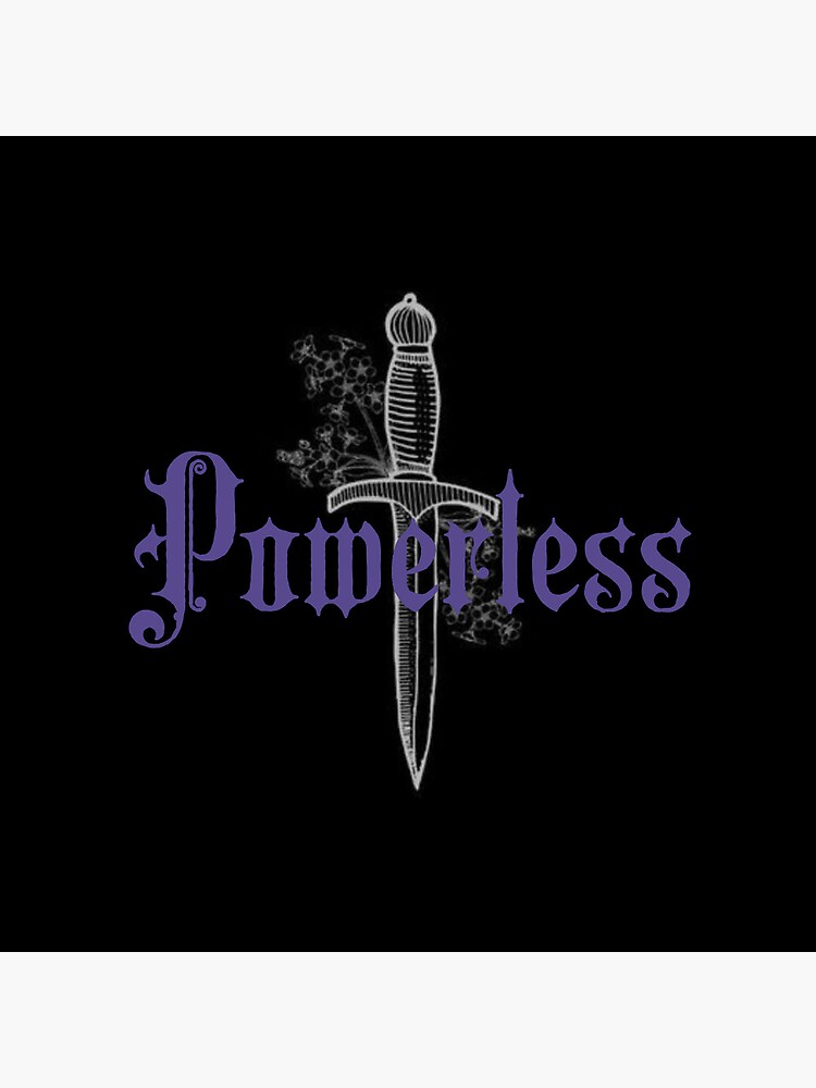 Inspired By Powerless By Lauren Roberts Shower Curtain - Image 2