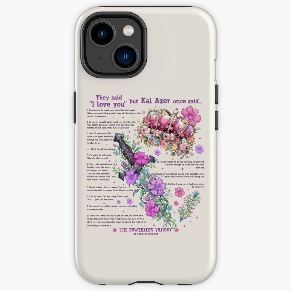 Kai Azer “i Love You” Powerless Iphone Case
