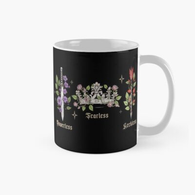 Powerless Fearless Reckless Bookish Mug