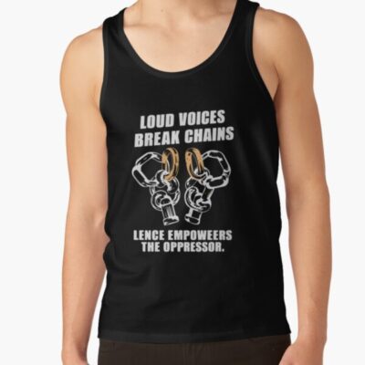 Powerless Quote “silence Empowers The Oppressor” Tank Top