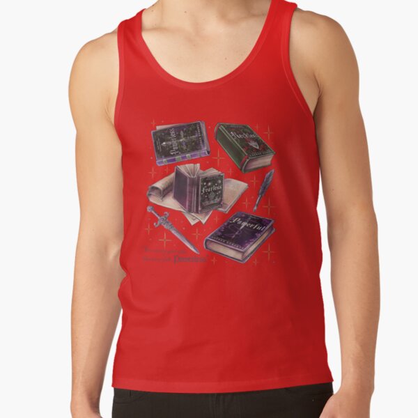 Vintage Book Series Reader Tank Top - Image 4