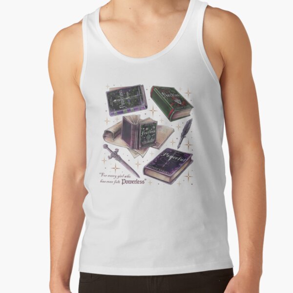 Vintage Book Series Reader Tank Top - Image 2