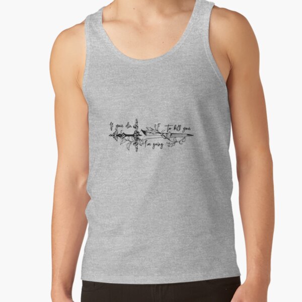Powerless Book Quote Minimalist Tank Top - Image 3