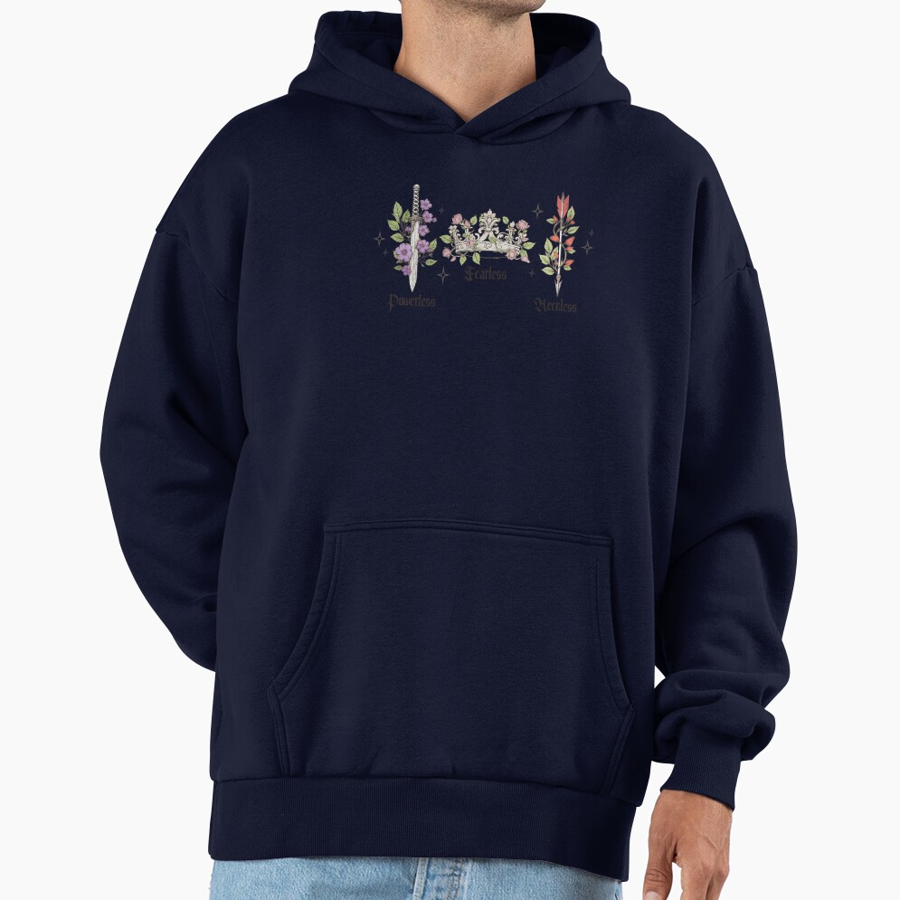 Bookish Romantic Quote Aesthetic Hoodie - Image 5