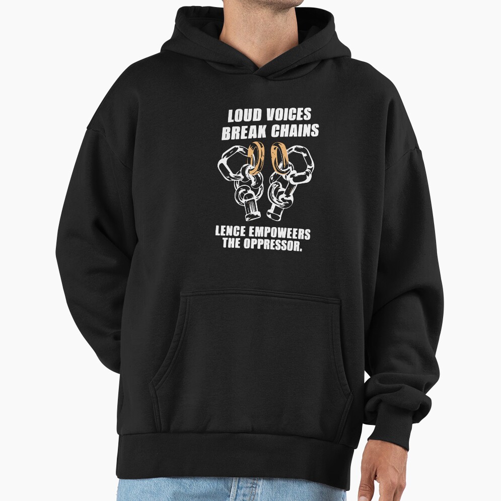 Powerless Quote “silence Empowers The Oppressor” Hoodie