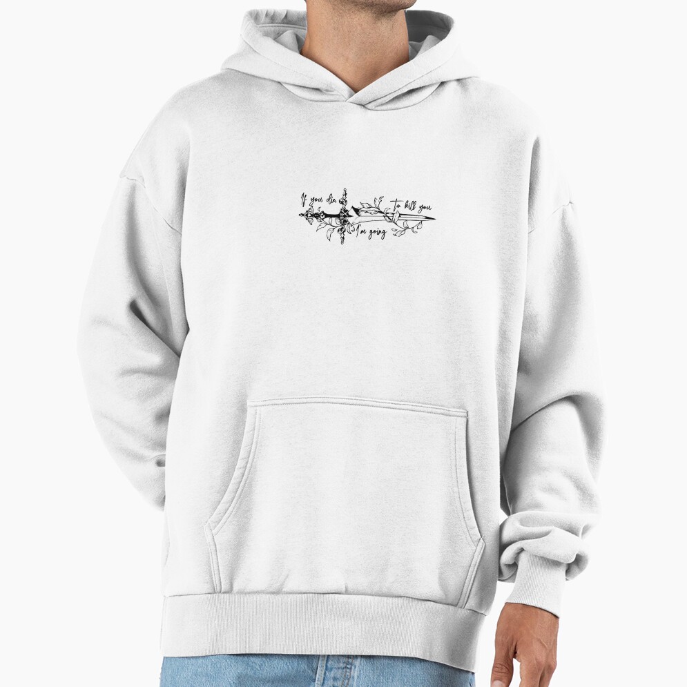 Powerless Book Quote Minimalist Hoodie - Image 2