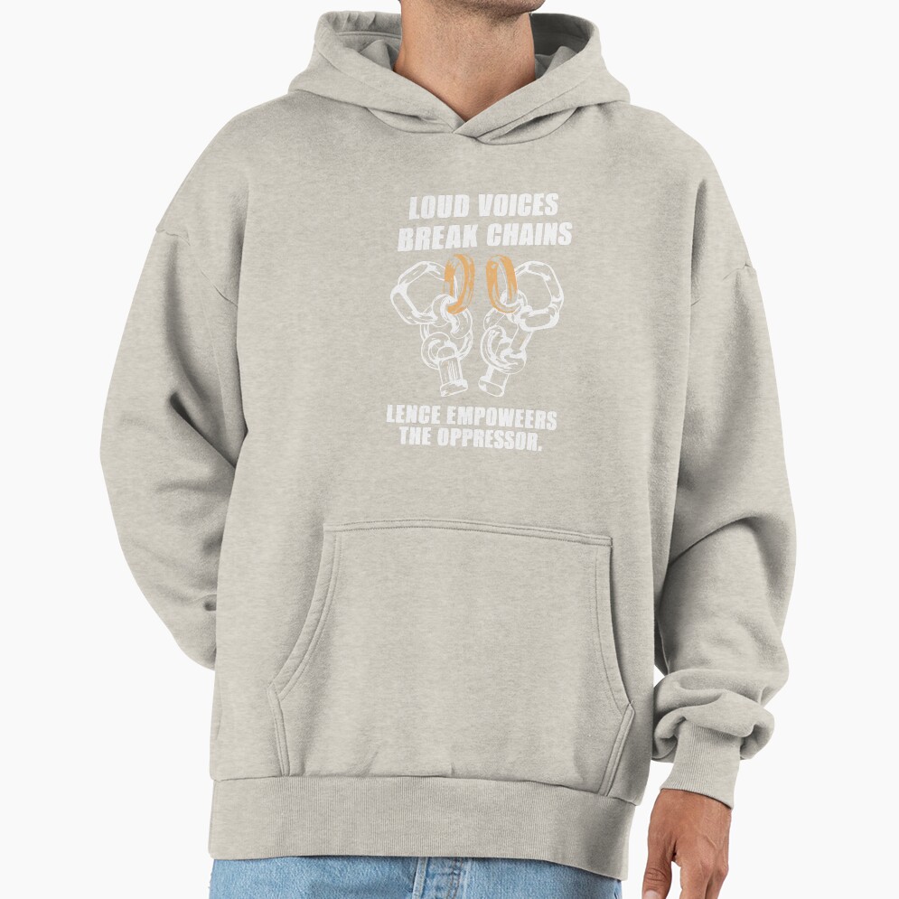 Powerless Quote “silence Empowers The Oppressor” Hoodie - Image 3