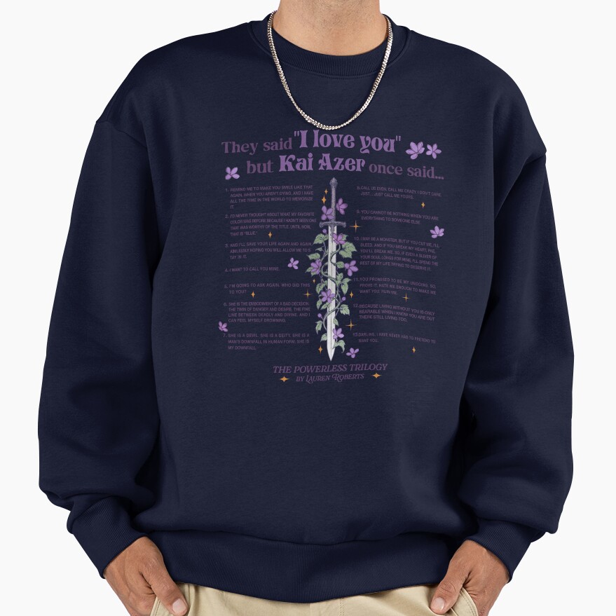 Bookish “i Love You” Reader Sweatshirt - Image 5