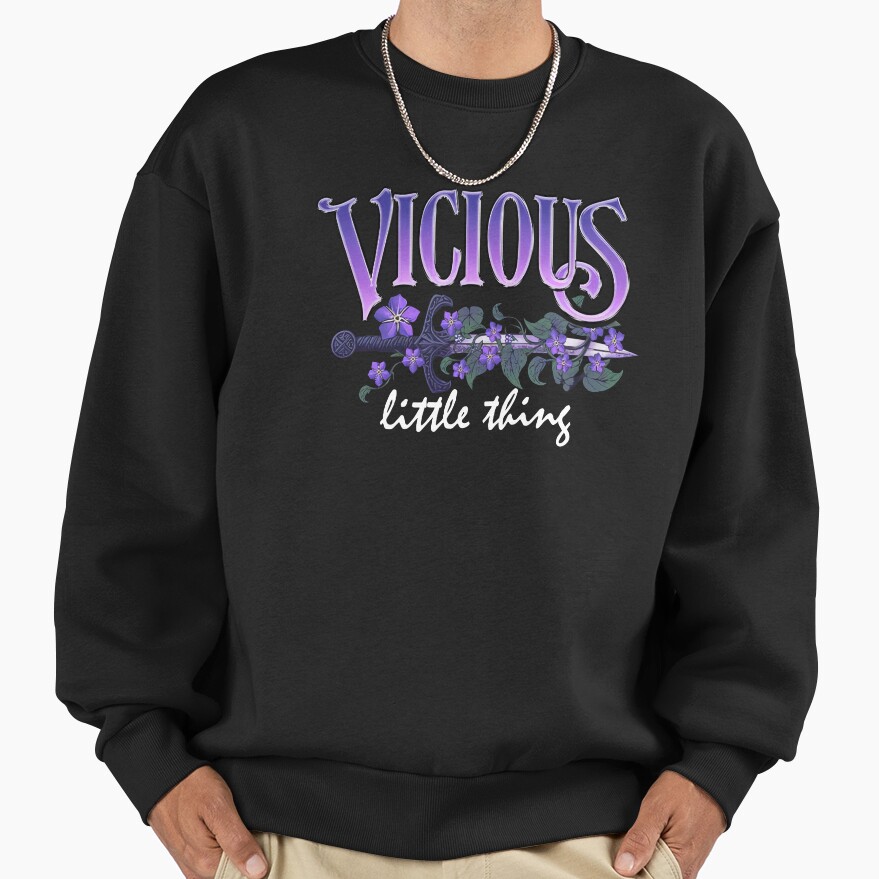 “little Thing” Bookish Quote Sweatshirt - Image 3