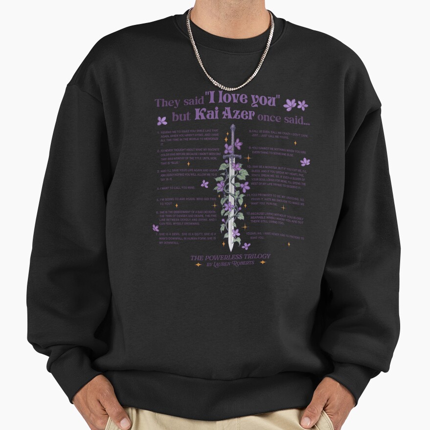Bookish “i Love You” Reader Sweatshirt - Image 2
