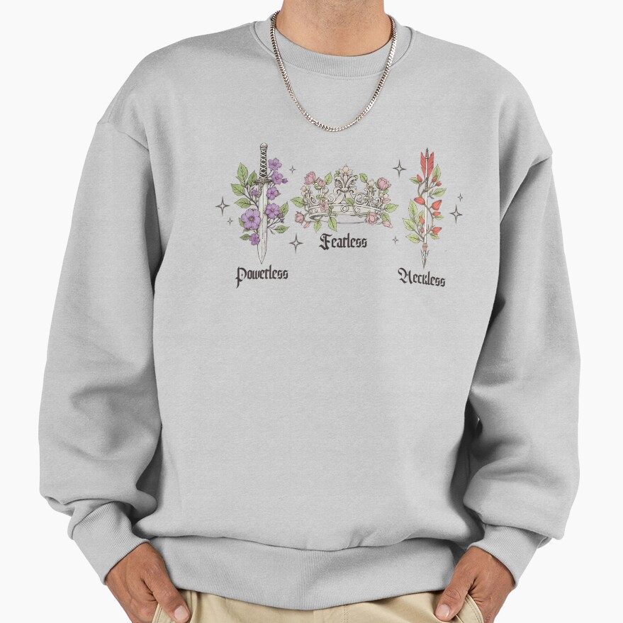 Bookish Romantic Quote Aesthetic Sweatshirt - Image 4