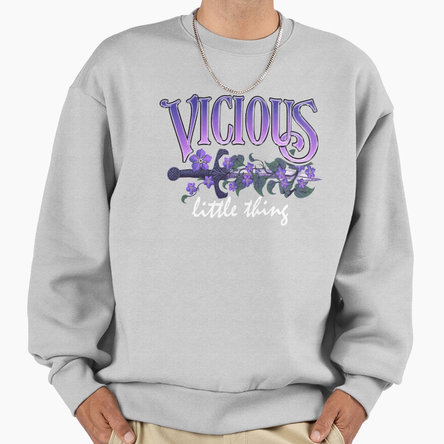“little Thing” Bookish Quote Sweatshirt - Image 4