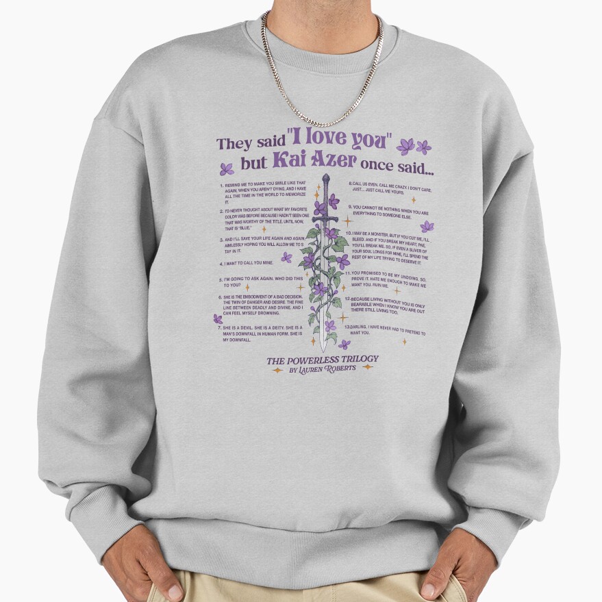 Bookish “i Love You” Reader Sweatshirt - Image 4