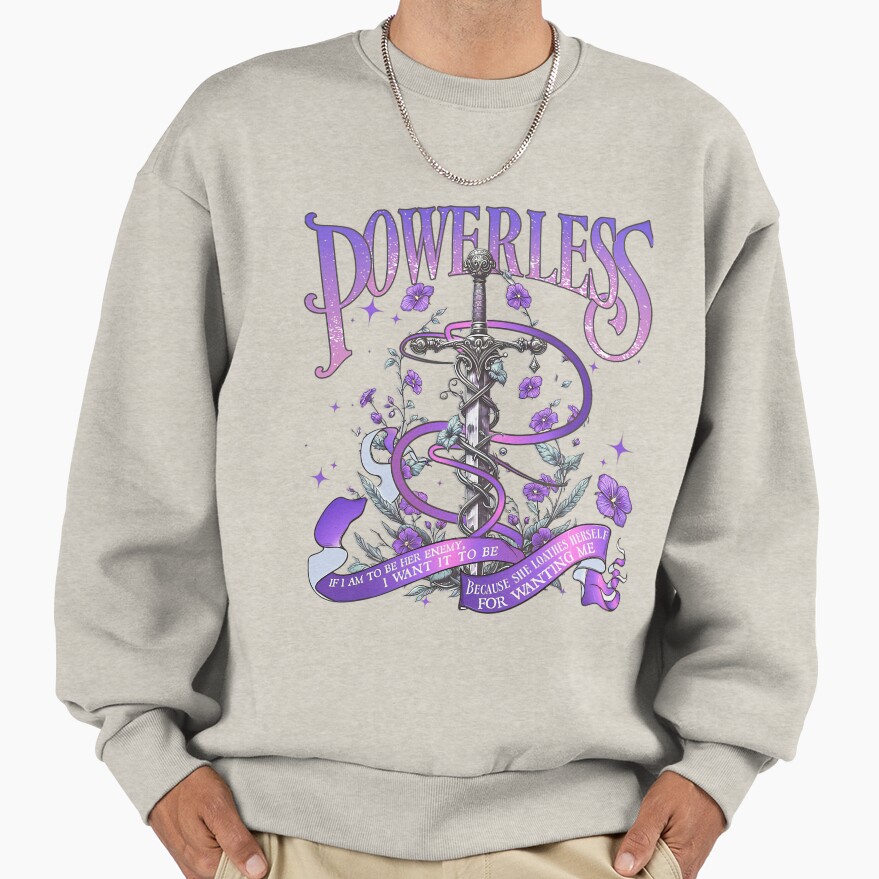 Dark Romance Bookish Aesthetic Sweatshirt - Image 3