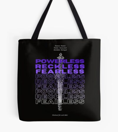 Powerless “reckless Fearless” Minimal Tote Bag