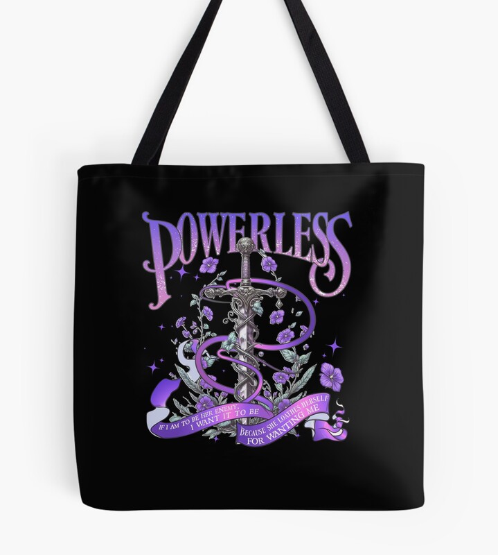 Dark Romance Fantasy Book Lover Tote Bag