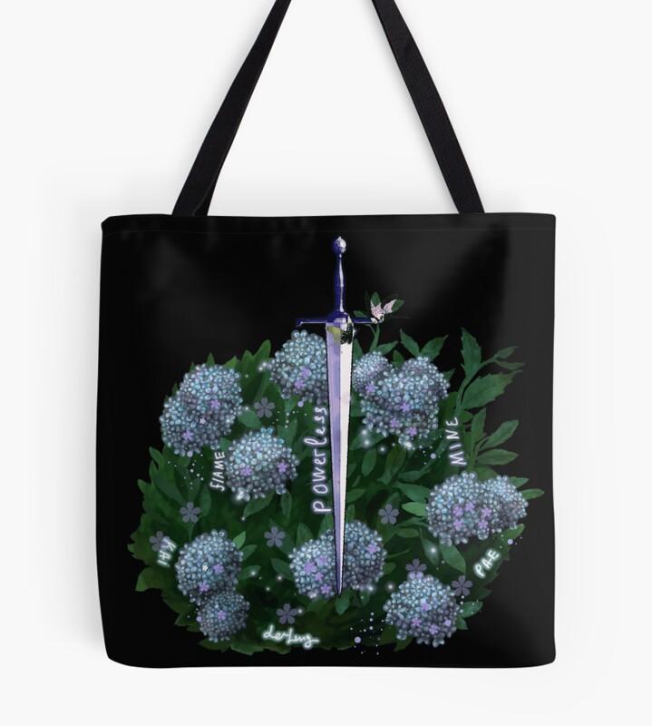 Powerless Book Inspired Minimal Tote Bag