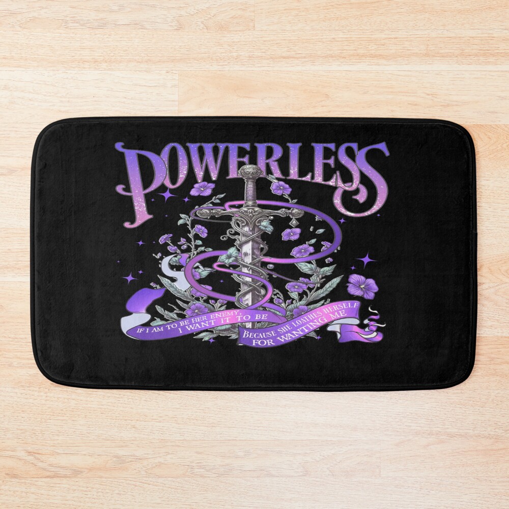 Dark Romance Fantasy Book Lover Bath Mat