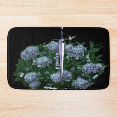 Powerless Book Inspired Minimal Bath Mat
