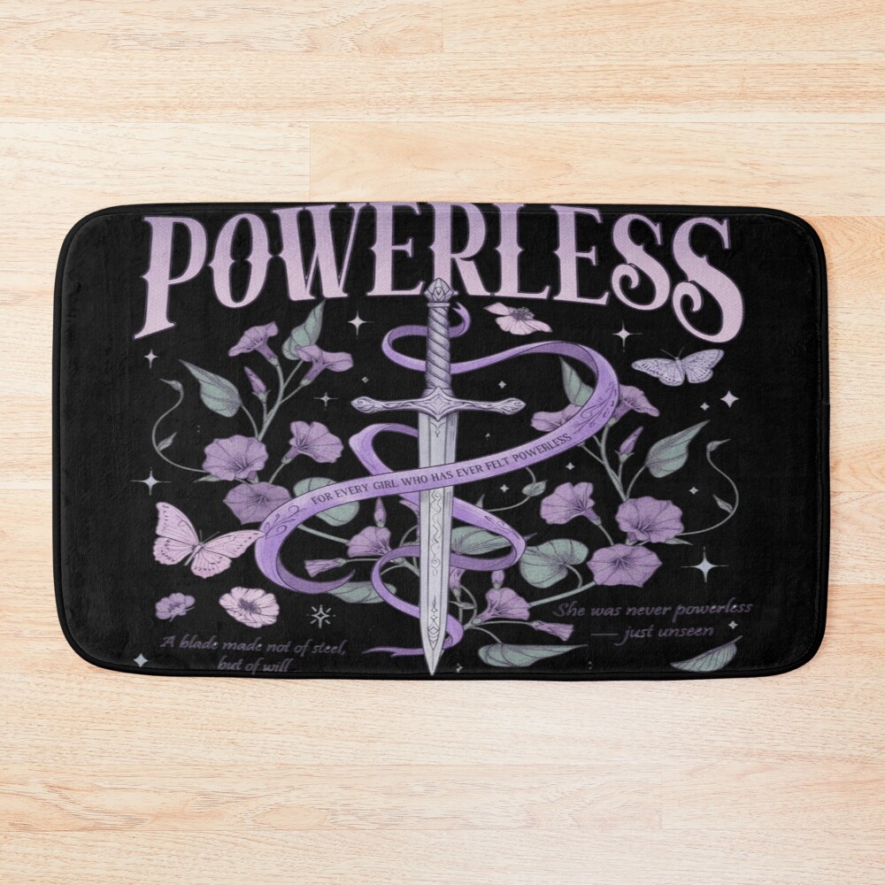 Powerless Kai Azer Book Lover Gift Bath Mat