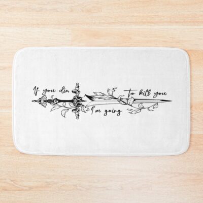 Powerless Aesthetic Quote Bath Mat