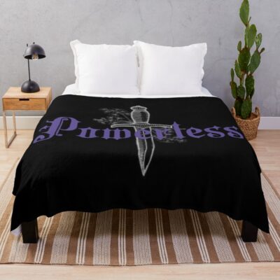 Inspired By Powerless By Lauren Roberts Throw Blanket