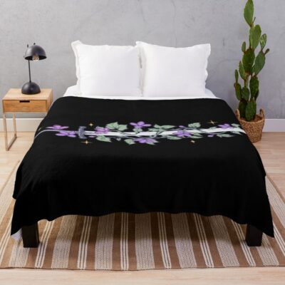 Kai Azer “i Love You” Powerless Throw Blanket