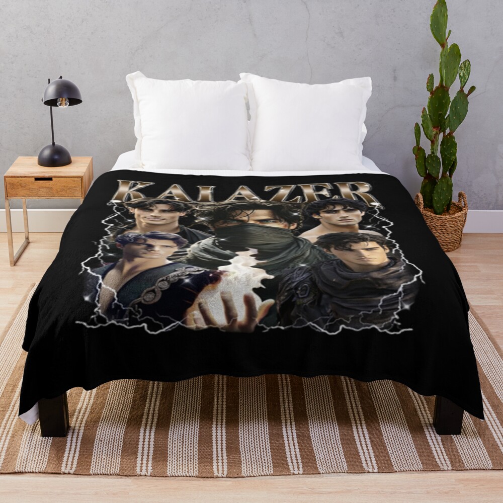 Kai Azer Powerless Romantasy Throw Blanket