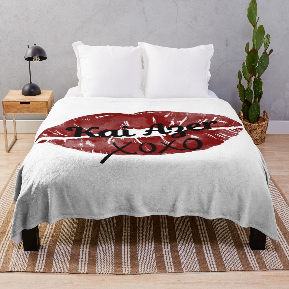 Book Boyfriend Kai Azer Throw Blanket