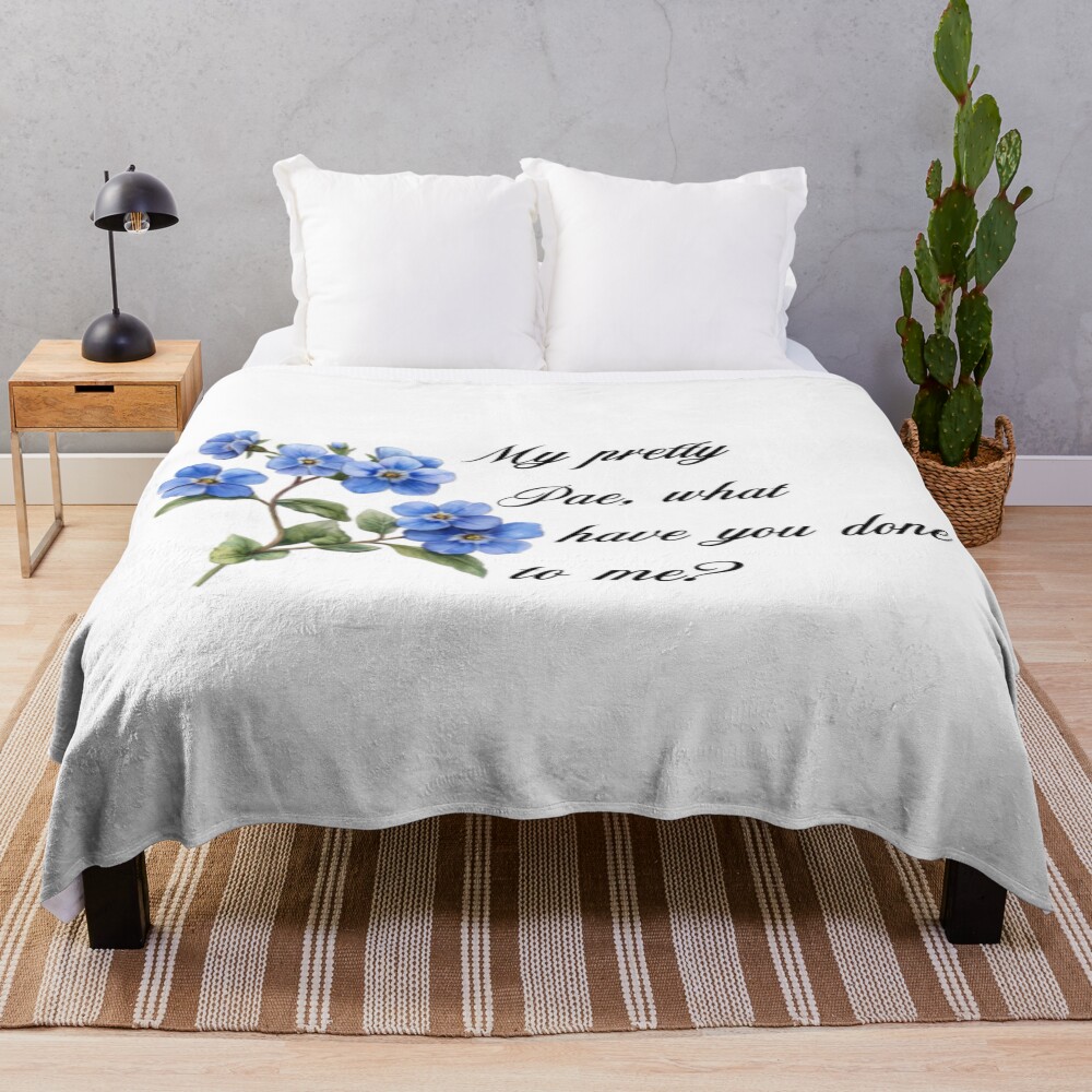 Kai Azer Powerless Trilogy Quote Throw Blanket