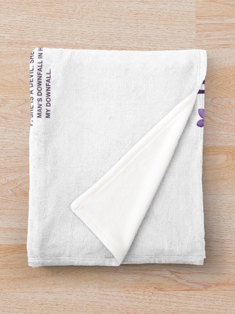 Bookish “i Love You” Reader Throw Blanket - Image 2