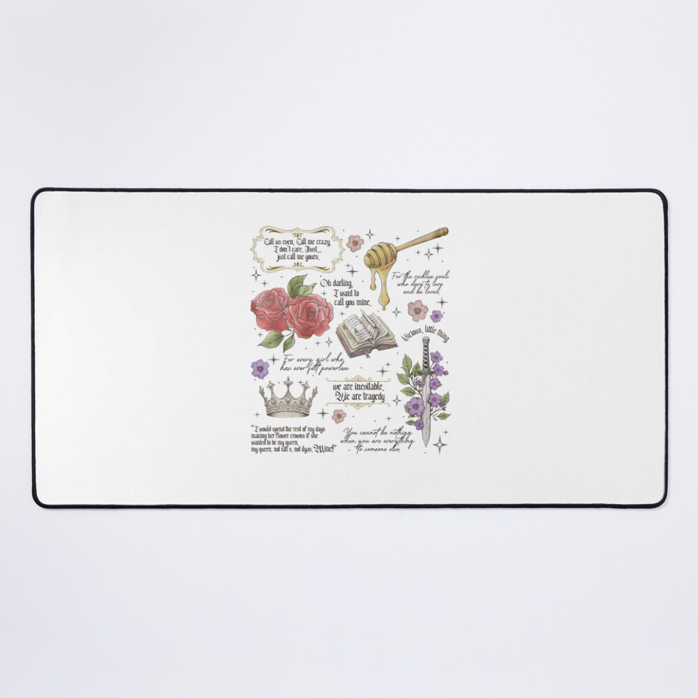 Romance Novel Book Series Mouse Pad