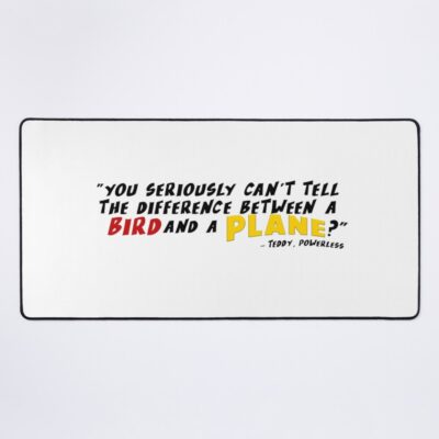 Powerless Quote Bird V Plane Mouse Pad