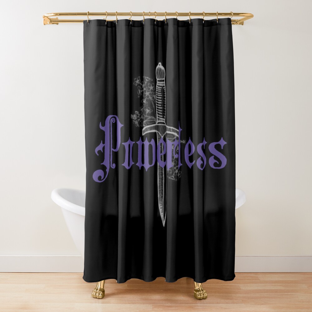 Inspired By Powerless By Lauren Roberts Shower Curtain