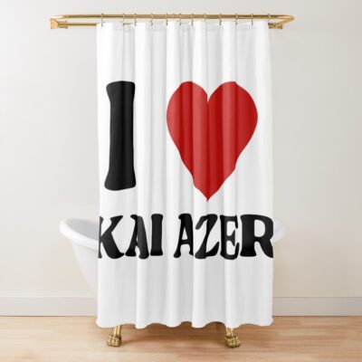 I Love Kai Azer Bookish Shower Curtain