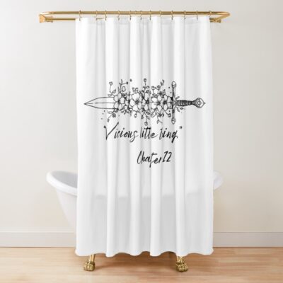 Powerless “vicious Little Thing” Inspired Shower Curtain