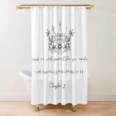 Powerless “oh Darling” Inspired Shower Curtain
