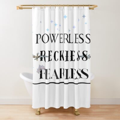 Powerless Book Series Reader Shower Curtain