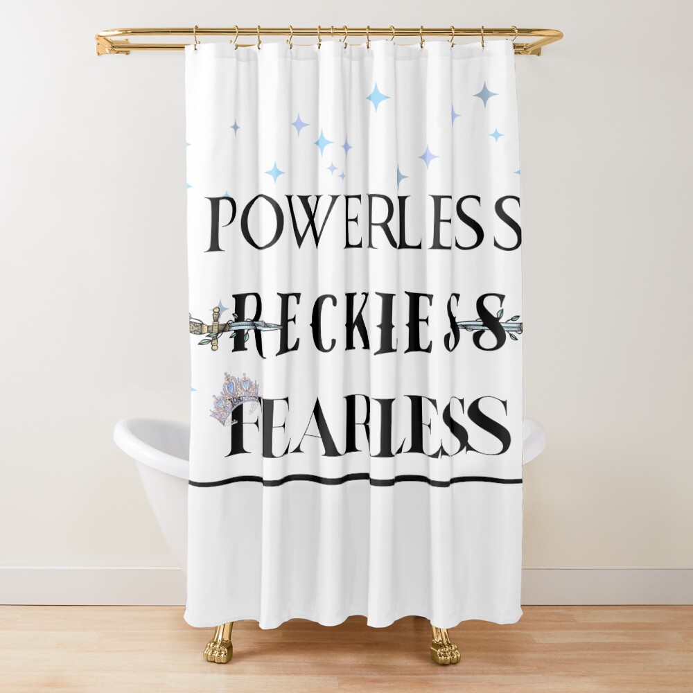 Powerless Book Series Reader Shower Curtain