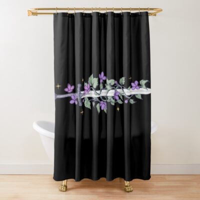 Kai Azer “i Love You” Powerless Shower Curtain