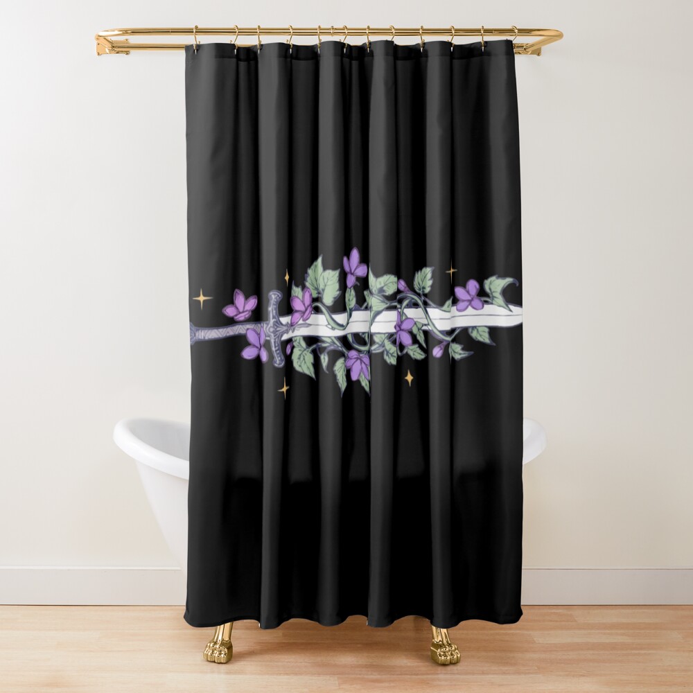 Kai Azer “i Love You” Powerless Shower Curtain
