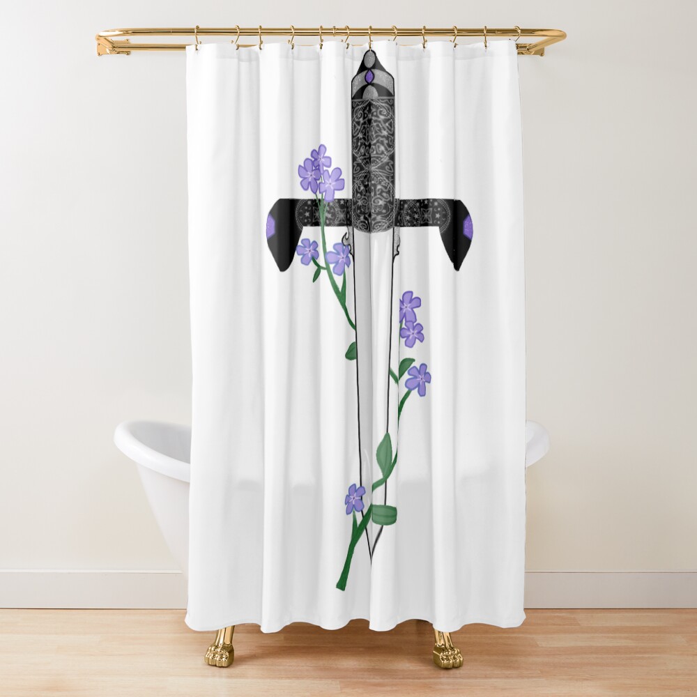 Paedyn Dagger Powerless Inspired Shower Curtain