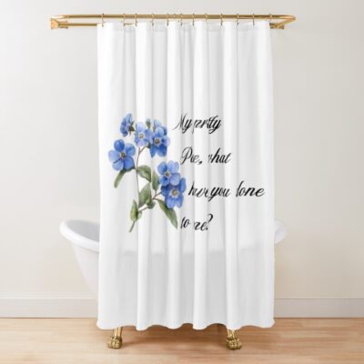 Kai Azer Powerless Trilogy Quote Shower Curtain