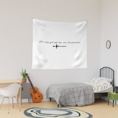 Powerless Book Dedication Quote Tapestry