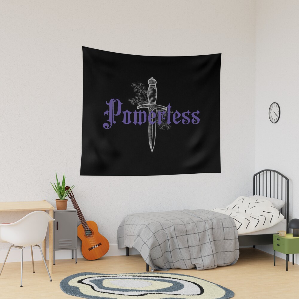 Inspired By Powerless By Lauren Roberts Tapestry