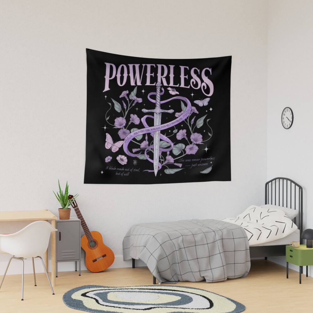 Powerless Kai Azer Book Lover Gift Tapestry