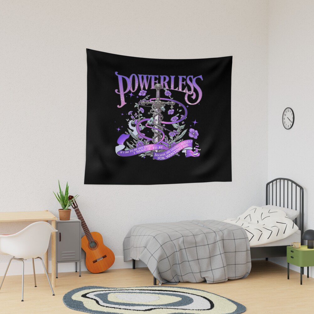 Dark Romance Fantasy Book Lover Tapestry