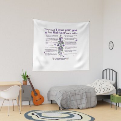 Bookish “i Love You” Reader Tapestry