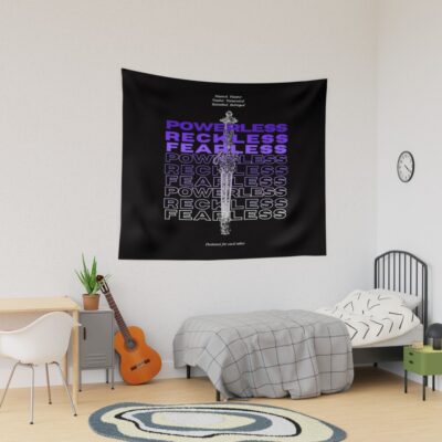 Powerless “reckless Fearless” Minimal Tapestry